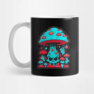 surreal hallucinogenic mushroom Mug